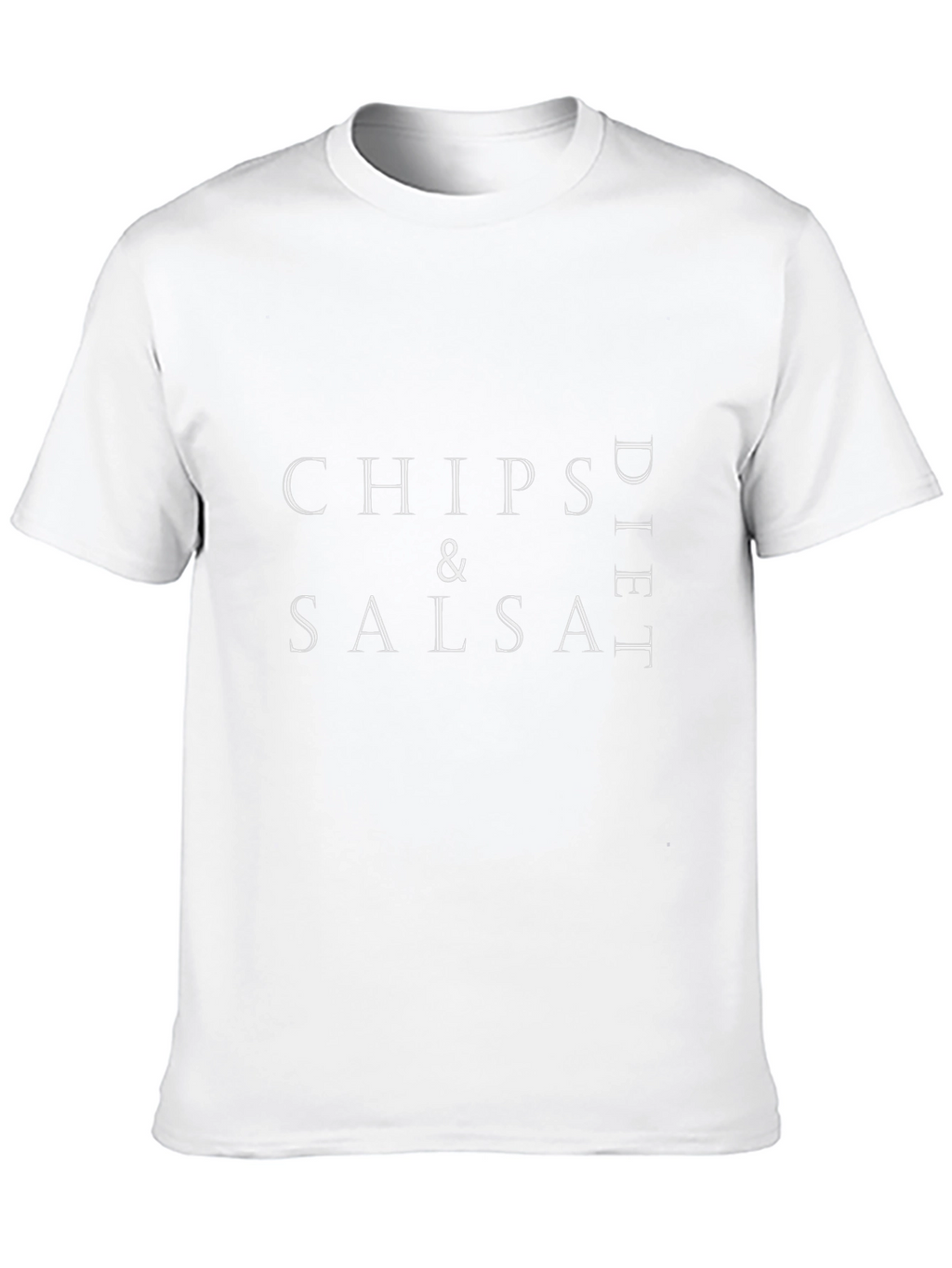 Chips & Salsa Diet Black Graphic Tee