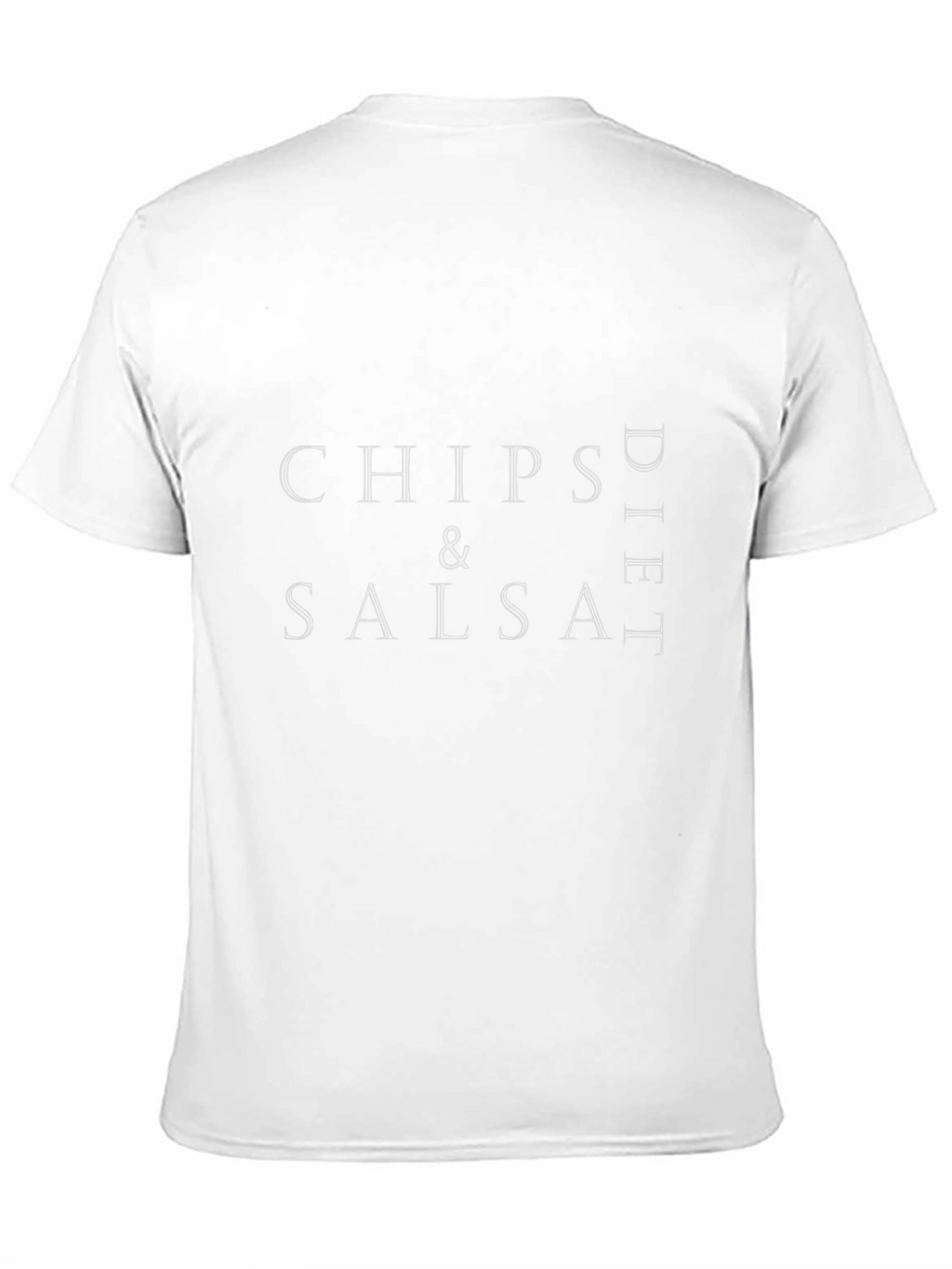 Chips & Salsa Diet Black Graphic Tee