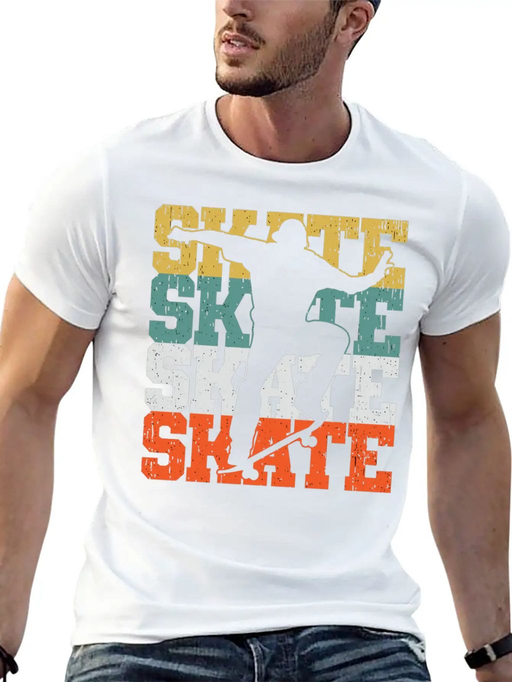Skate Skateboard Gift For A Skater Boy Or Skater W Breathable Graphic T-Shirt – Perfect For Casual Days