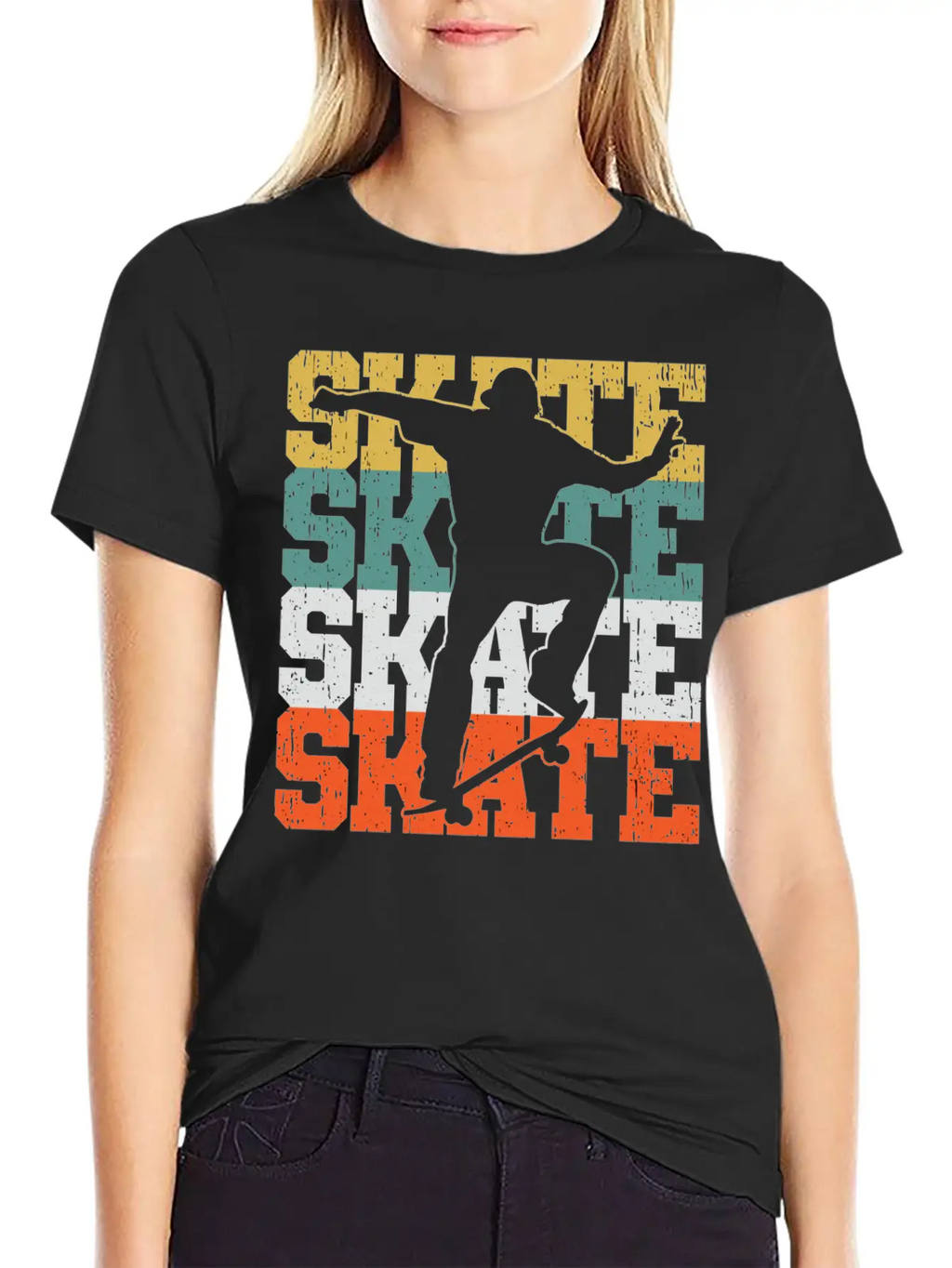Skate Skateboard Gift For A Skater Boy Or Skater W Breathable Graphic T-Shirt – Perfect For Casual Days