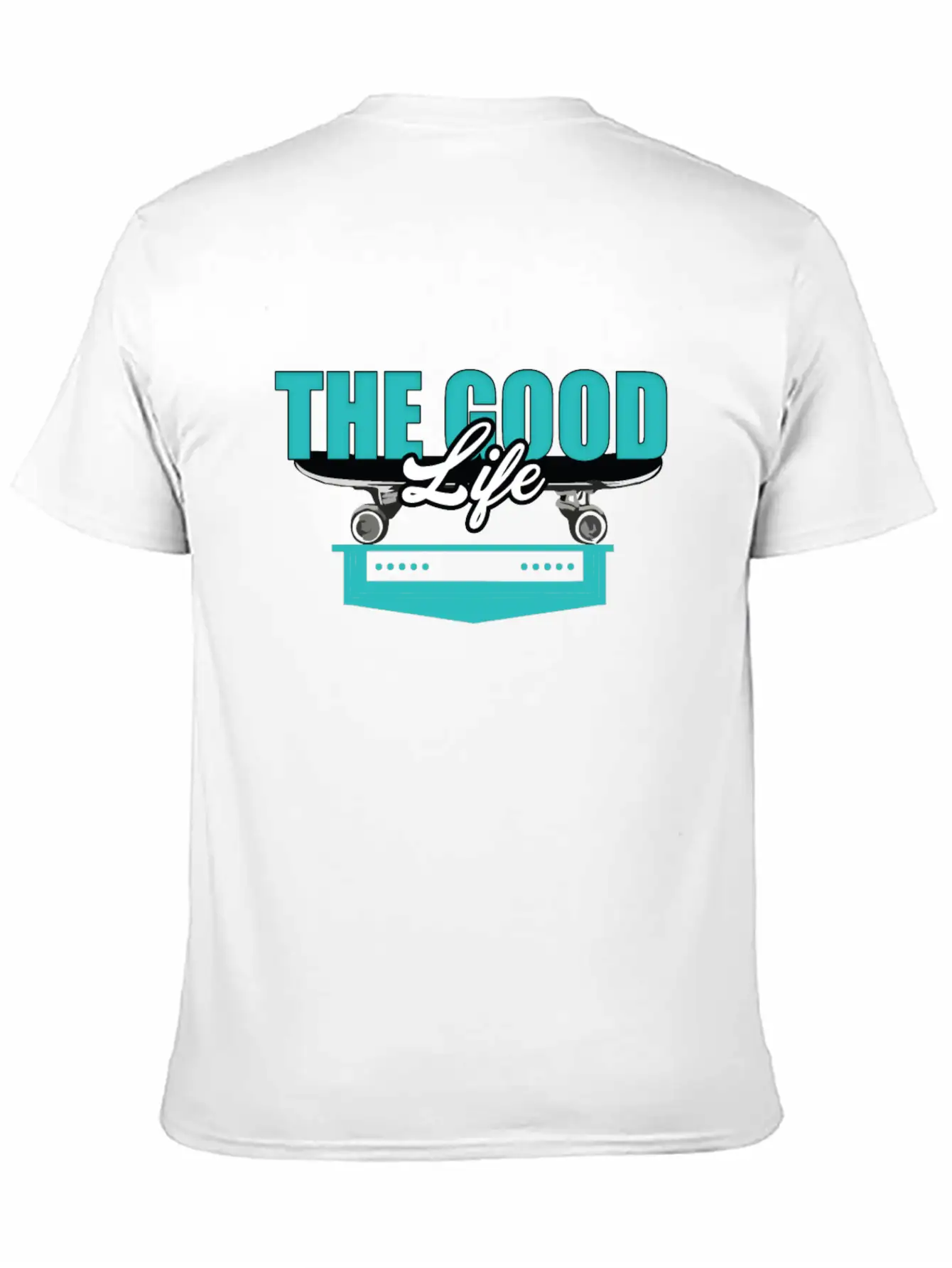 Skateboard Good Life Breathable Soft Cotton T-Shirt – Timeless Casual Look