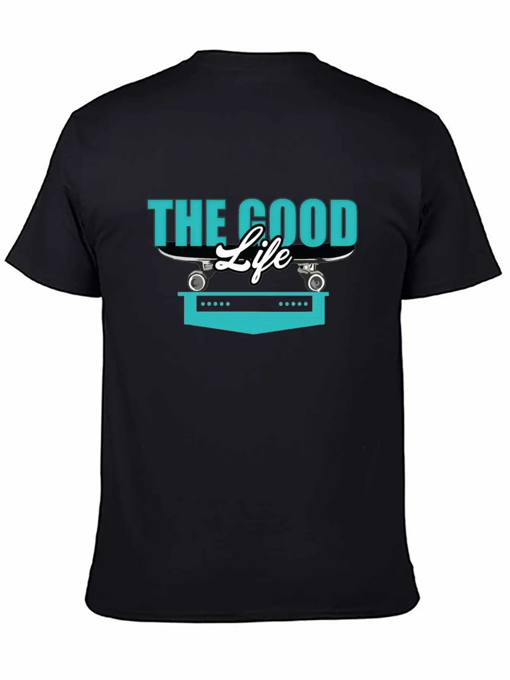 Skateboard Good Life Breathable Soft Cotton T-Shirt – Timeless Casual Look