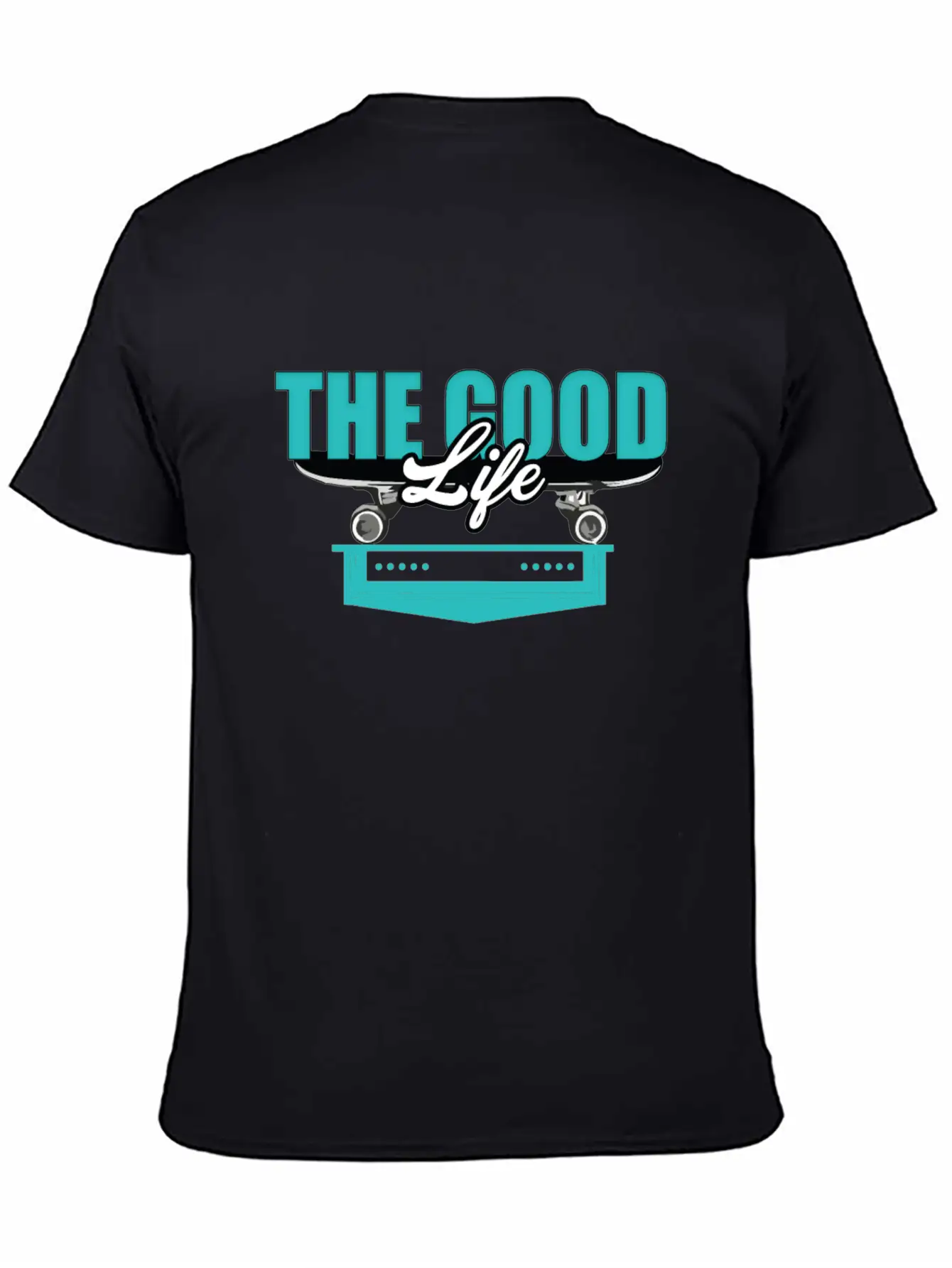 Skateboard Good Life Breathable Soft Cotton T-Shirt – Timeless Casual Look