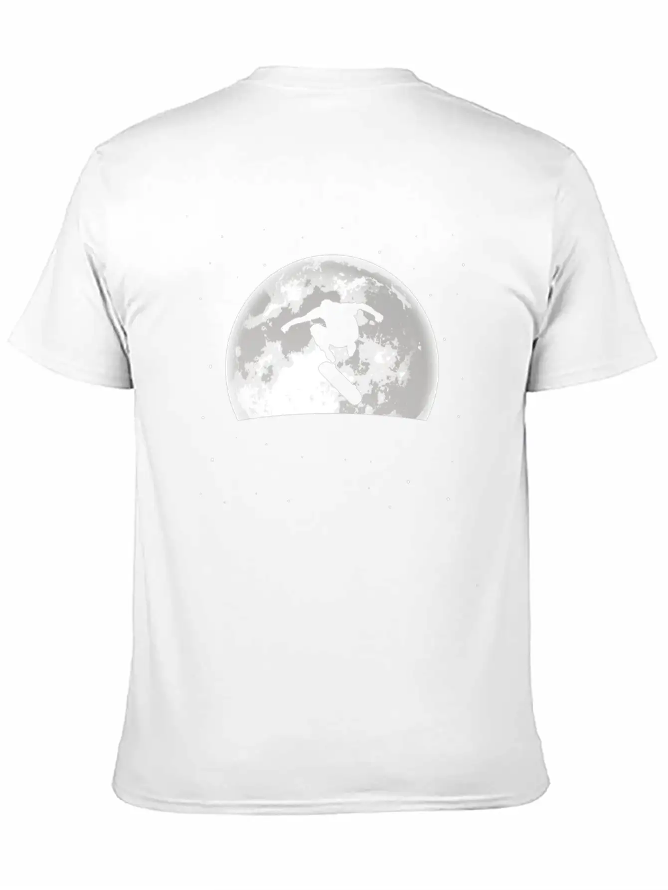 Skateboard Skater Moon Basic Graphic T-Shirt – Daily Comfort In Soft Cotton