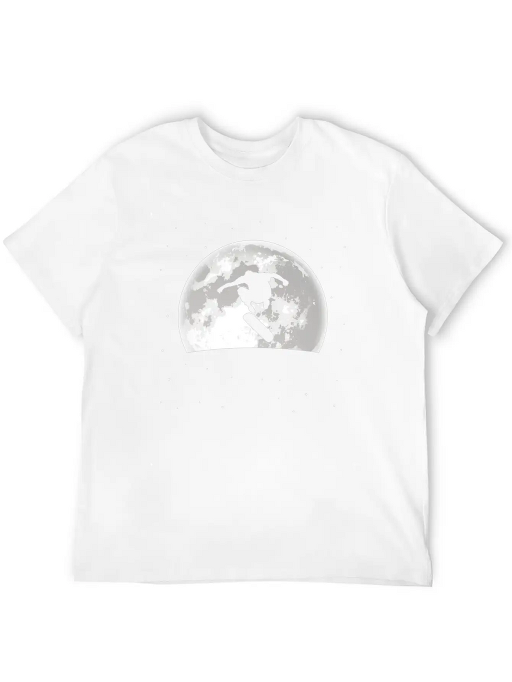 Skateboard Skater Moon Basic Graphic T-Shirt – Daily Comfort In Soft Cotton