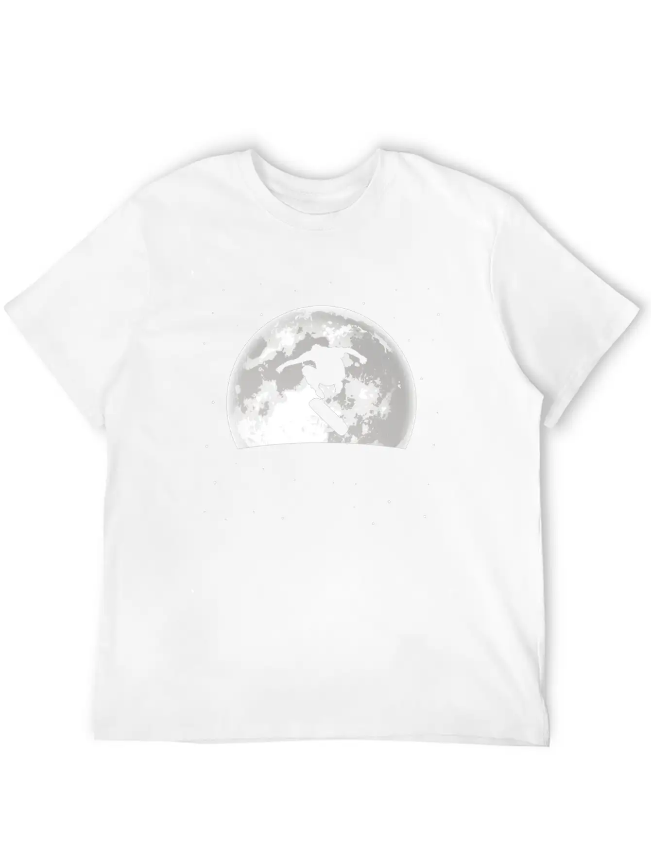 Skateboard Skater Moon Basic Graphic T-Shirt – Daily Comfort In Soft Cotton