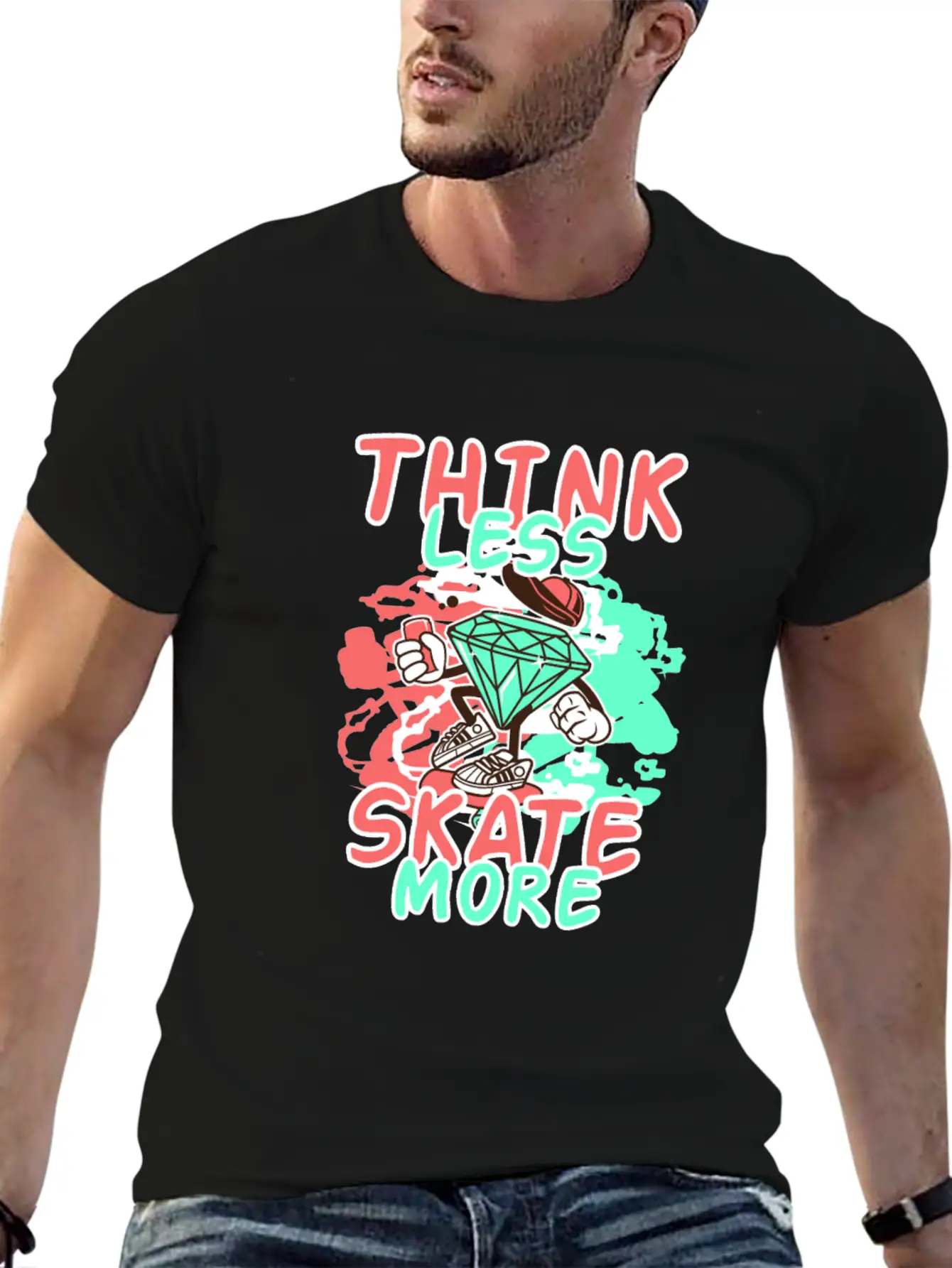 Skateboarder Skateboard Extreme Skater Timeless Short Sleeve Tee – Comfy And Minimalist Design