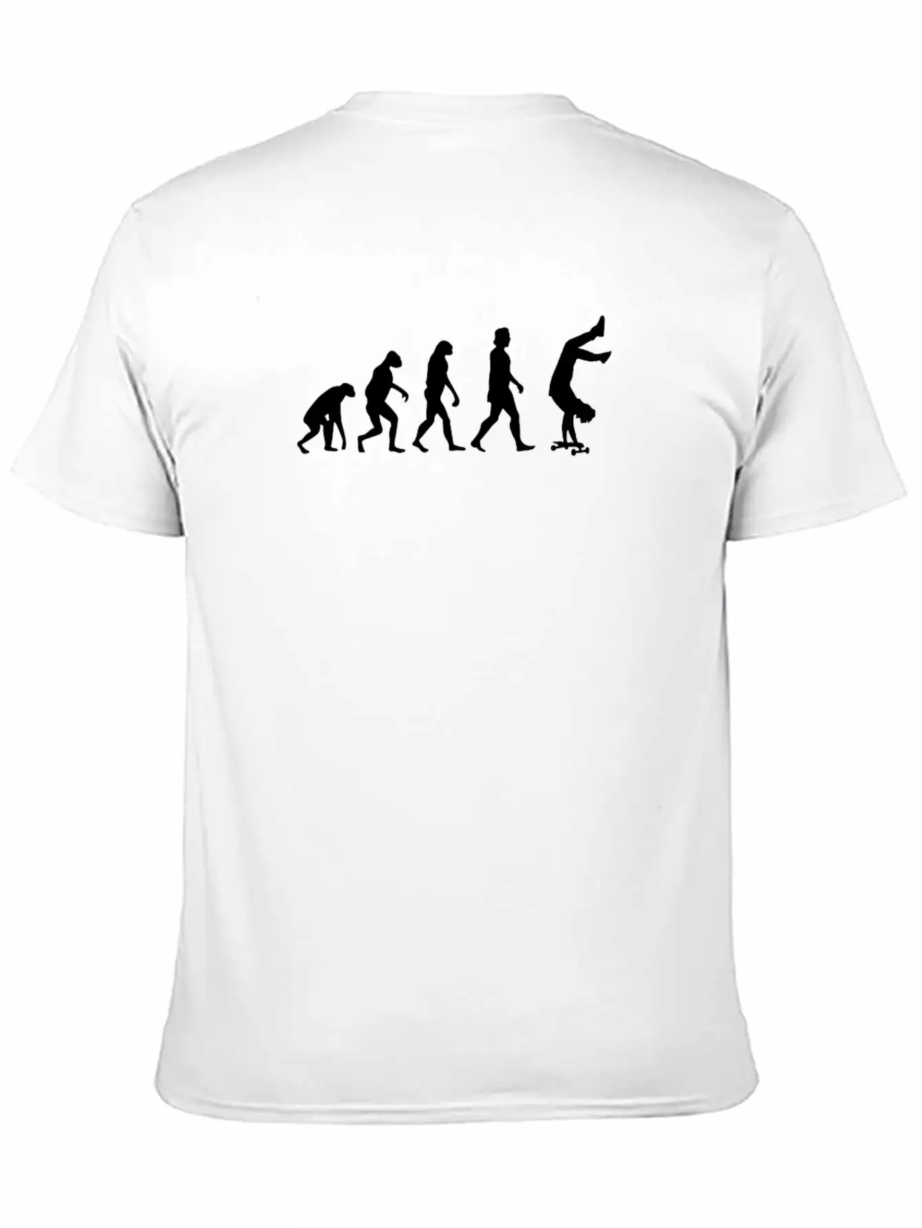 Skateboarder Skater Evolution Basic Graphic T-Shirt – Daily Comfort In Soft Cotton