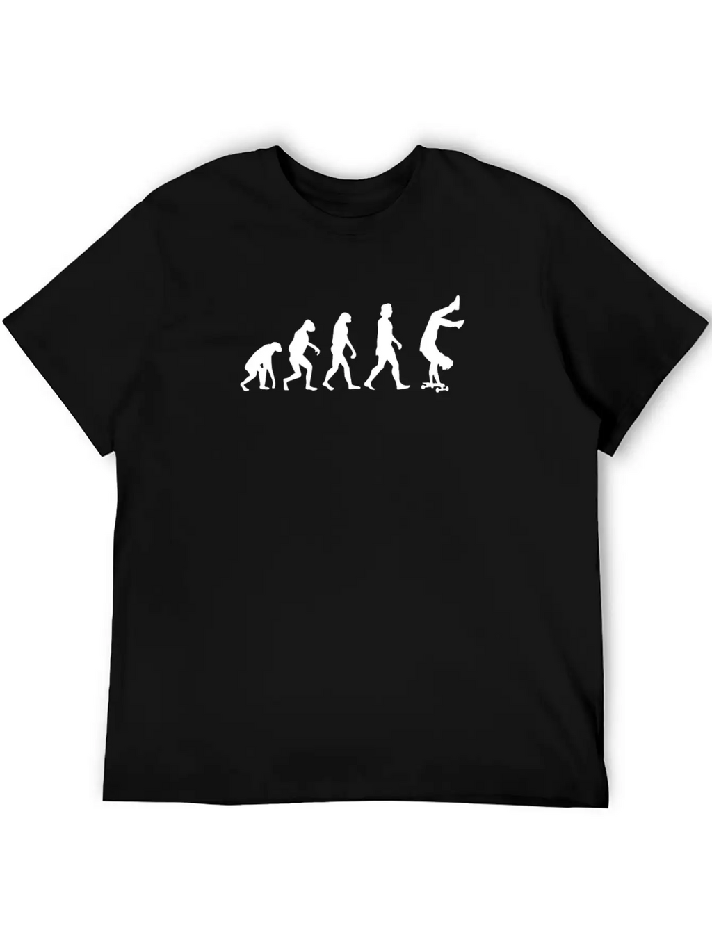 Skateboarder Skater Evolution Basic Graphic T-Shirt – Daily Comfort In Soft Cotton