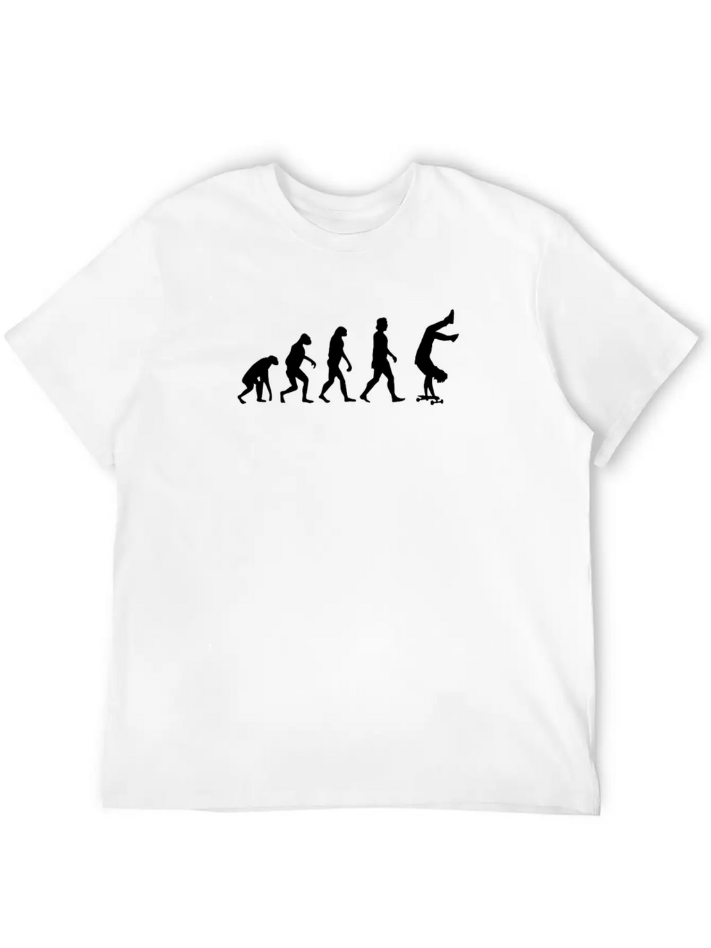 Skateboarder Skater Evolution Basic Graphic T-Shirt – Daily Comfort In Soft Cotton