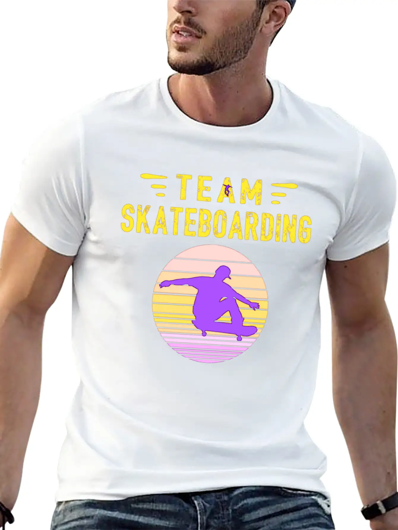 Skateboarder Skater Vintage Gift Classic Cotton Tee – Unisex Comfort For Any Season