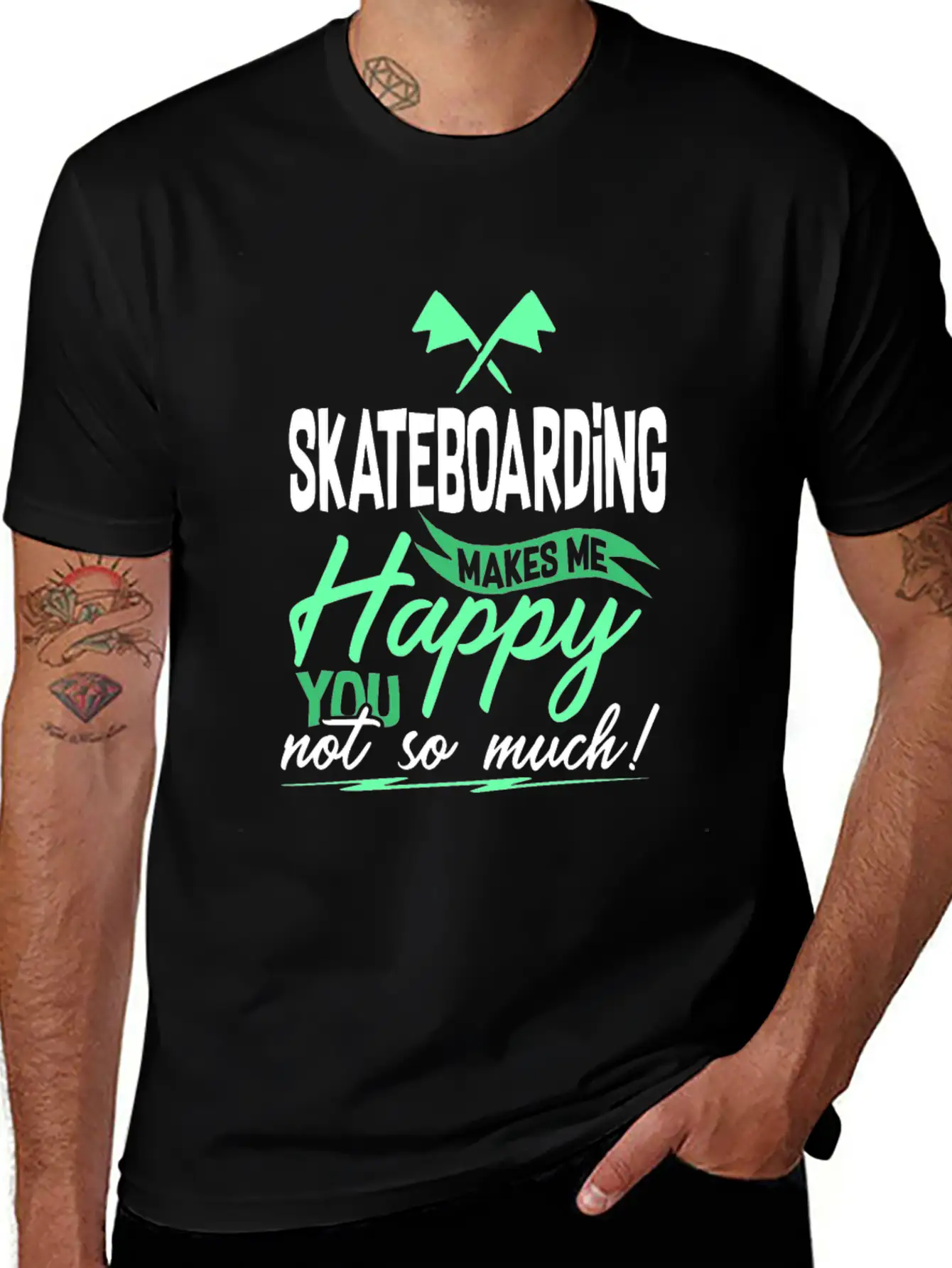 Skateboarding Skater Breathable Soft Cotton T-Shirt – Timeless Casual Look