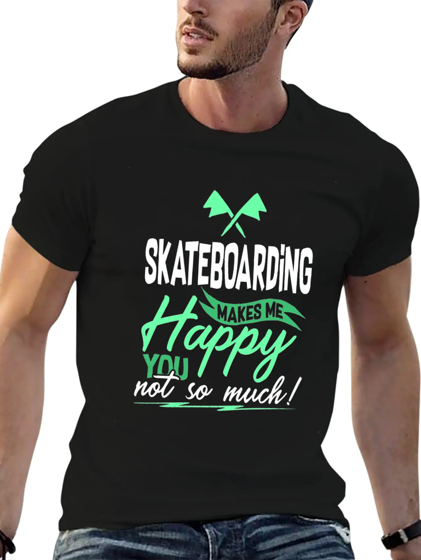 Skateboarding Skater Breathable Soft Cotton T-Shirt – Timeless Casual Look