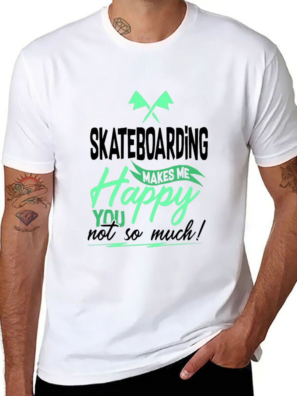 Skateboarding Skater Breathable Soft Cotton T-Shirt – Timeless Casual Look
