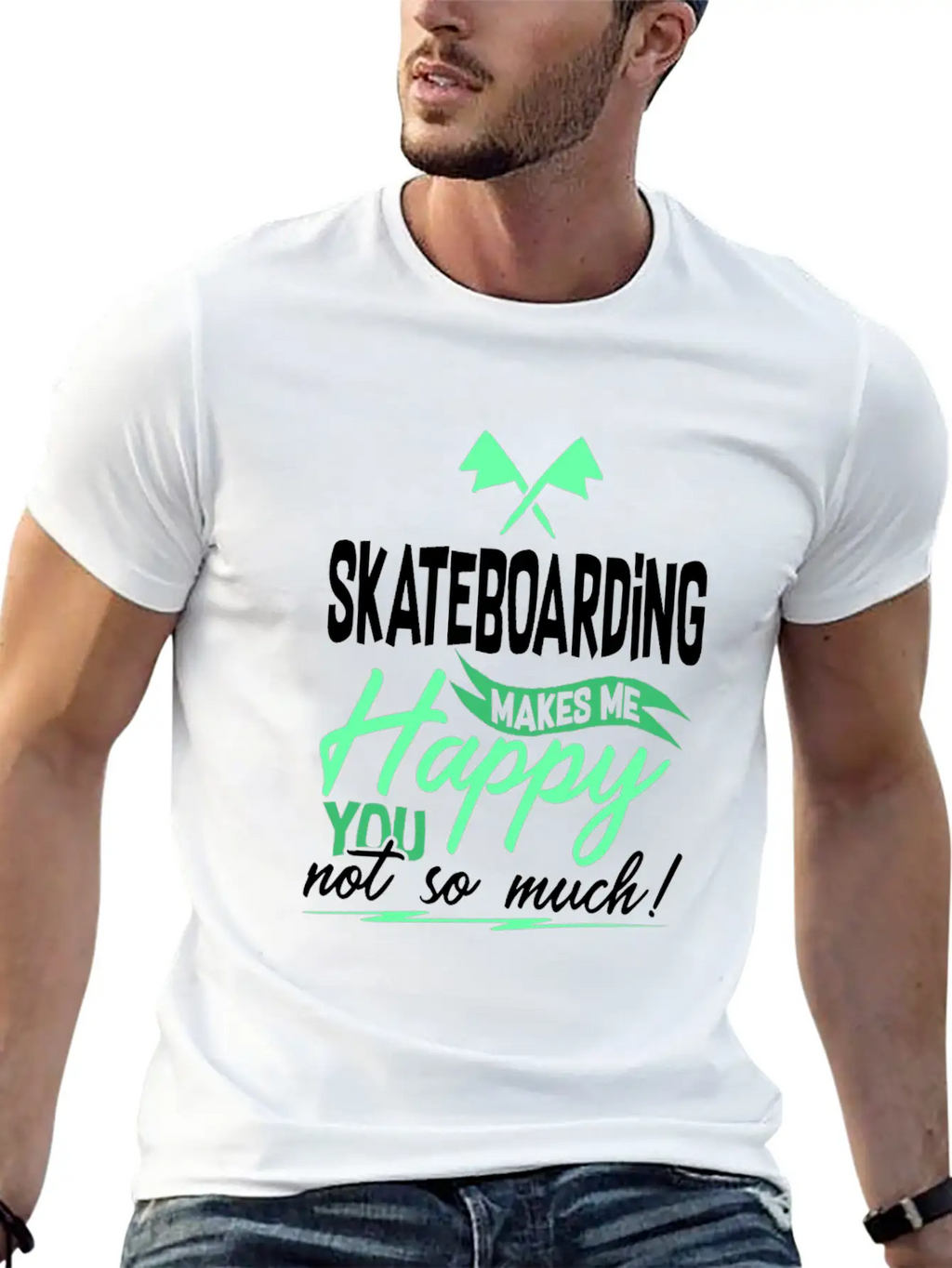 Skateboarding Skater Breathable Soft Cotton T-Shirt – Timeless Casual Look