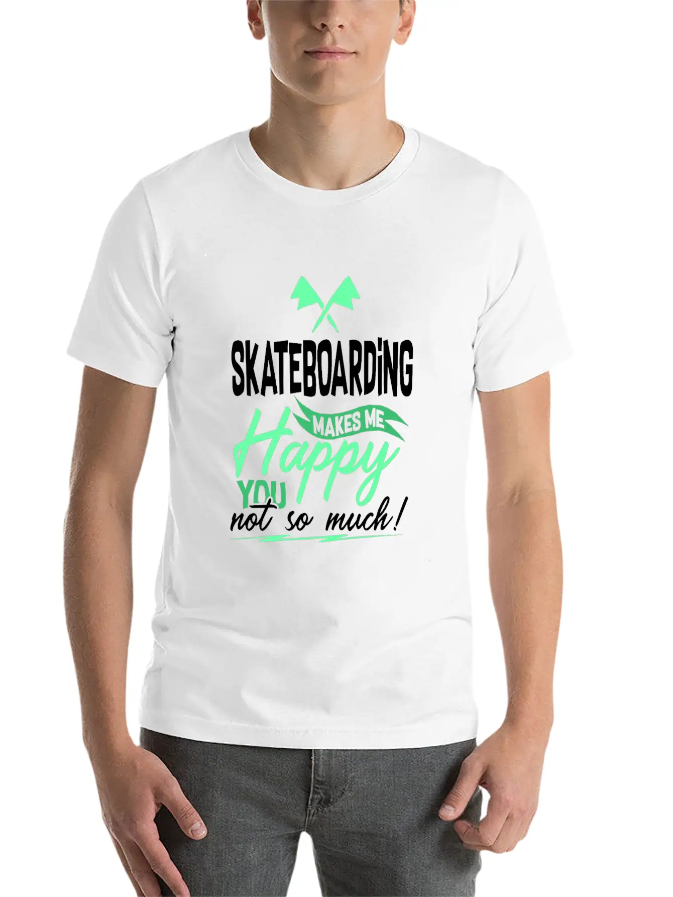 Skateboarding Skater Breathable Soft Cotton T-Shirt – Timeless Casual Look