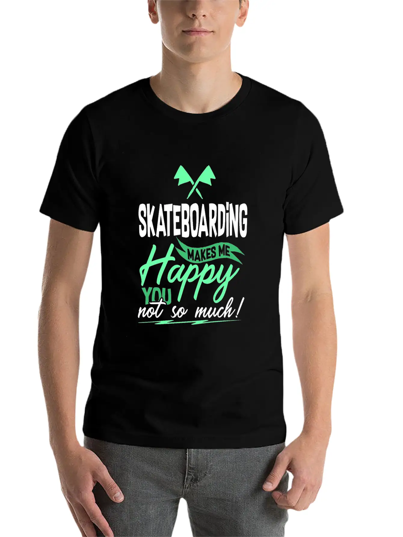 Skateboarding Skater Breathable Soft Cotton T-Shirt – Timeless Casual Look