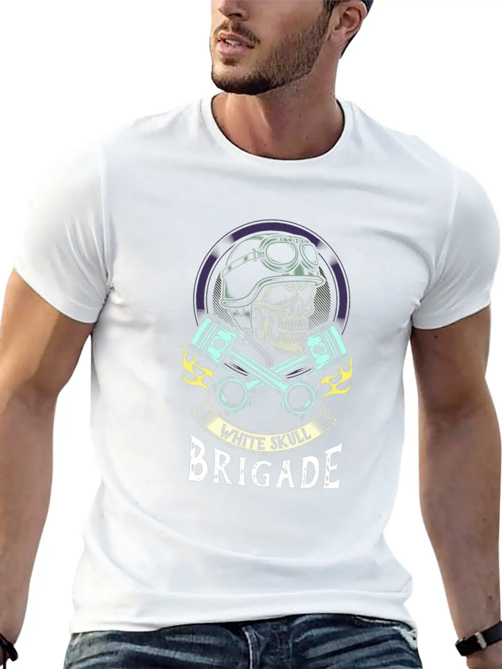 Skateboarding Skull Bone Brigade Timeless Short Sleeve Tee – Comfy And Minimalist Design