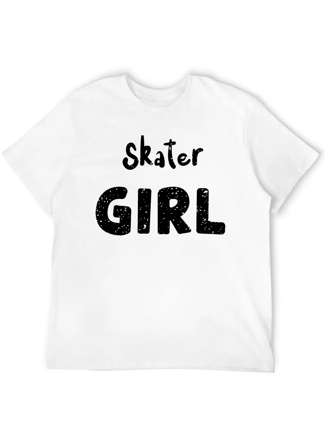 Skater Girl - Skating Essential Cotton Tee For Daily Outfits – Unisex Style