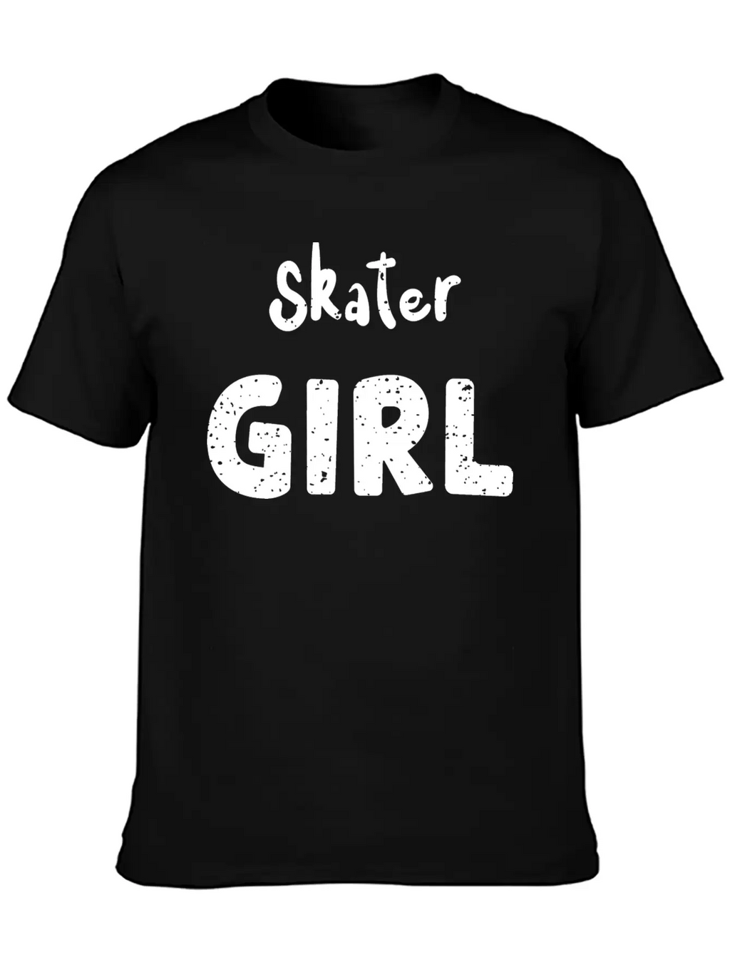 Skater Girl - Skating Essential Cotton Tee For Daily Outfits – Unisex Style