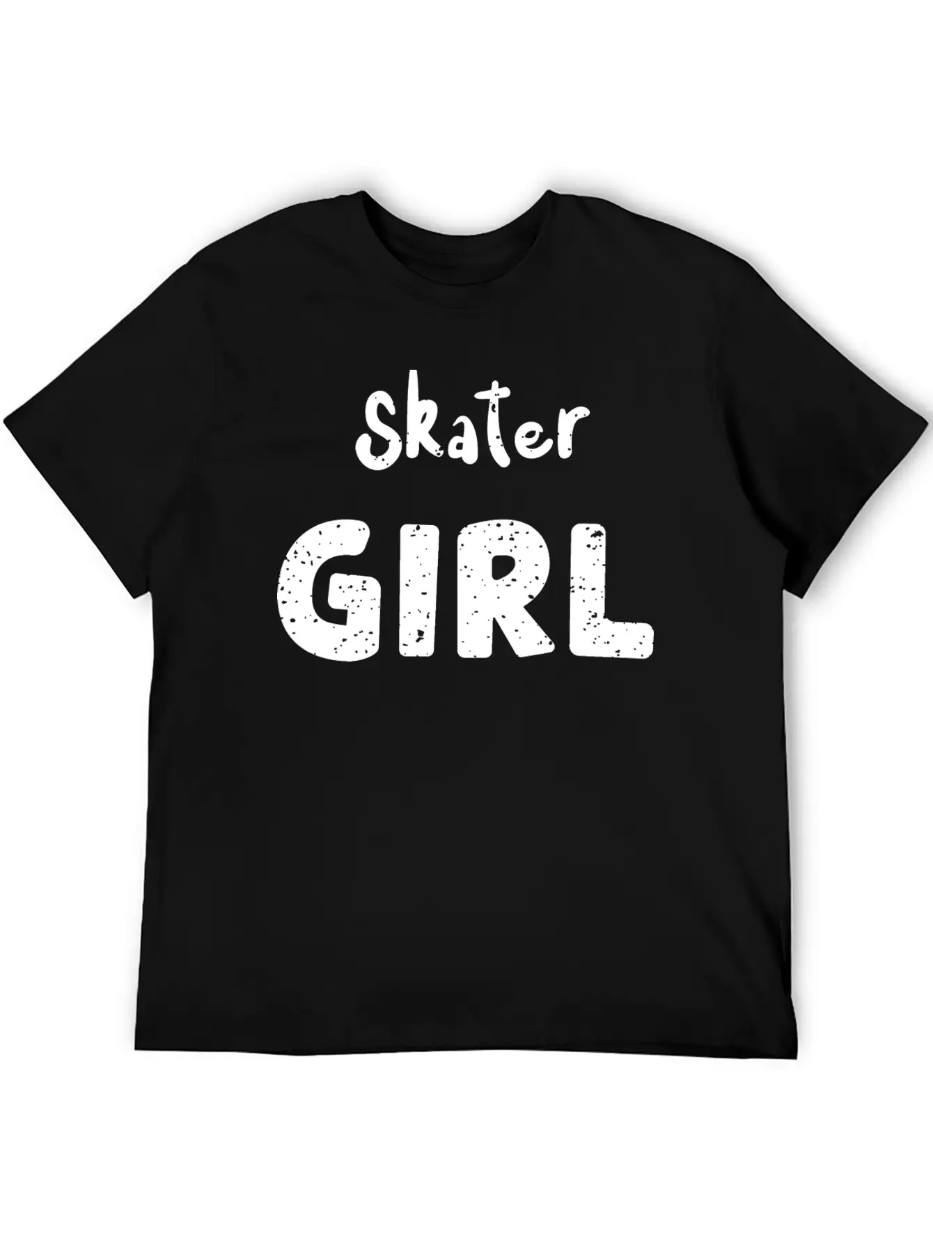 Skater Girl - Skating Essential Cotton Tee For Daily Outfits – Unisex Style