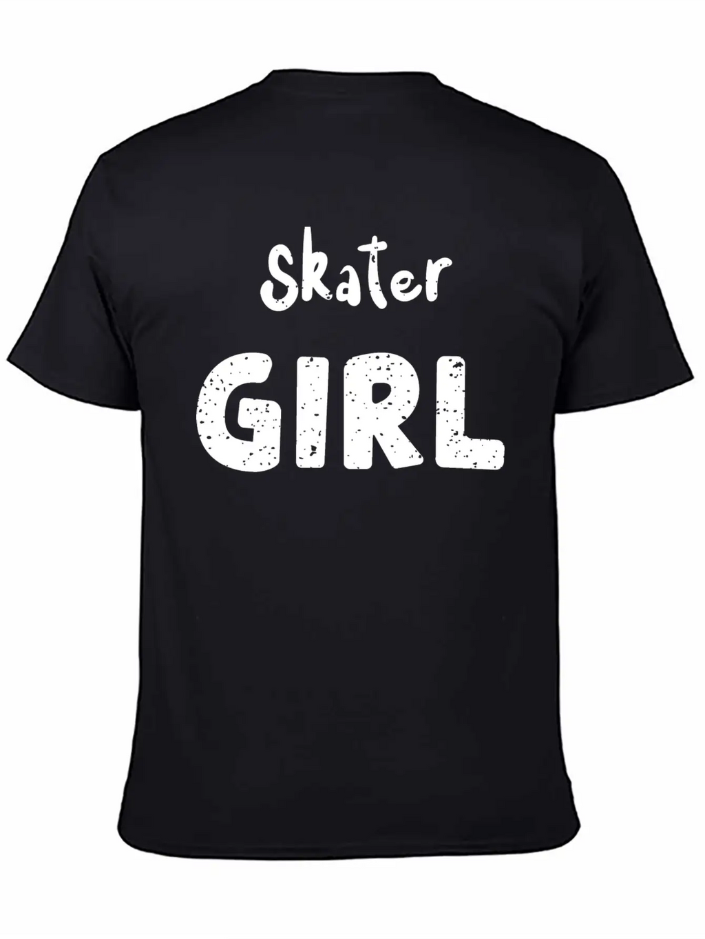 Skater Girl - Skating Essential Cotton Tee For Daily Outfits – Unisex Style