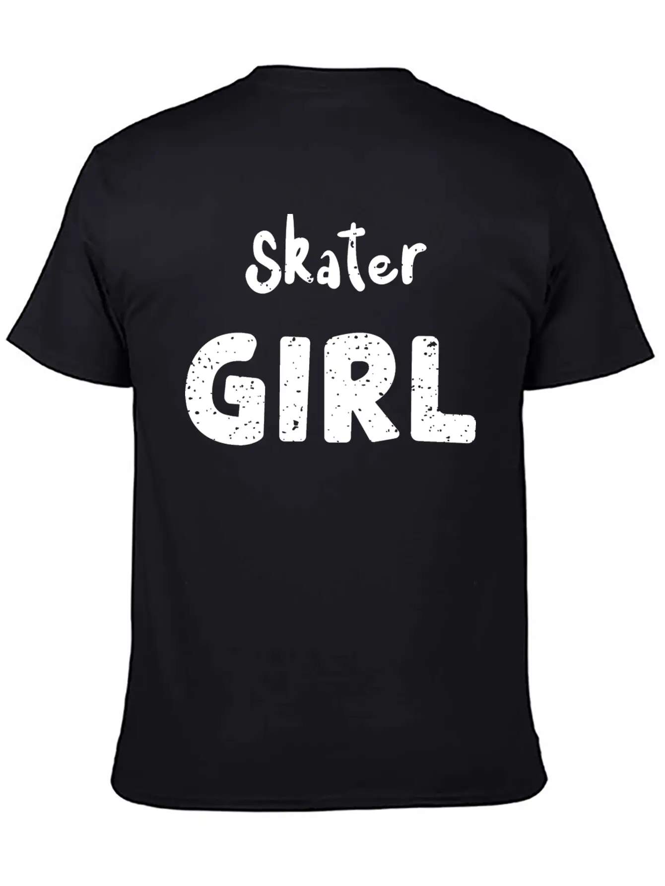Skater Girl - Skating Essential Cotton Tee For Daily Outfits – Unisex Style