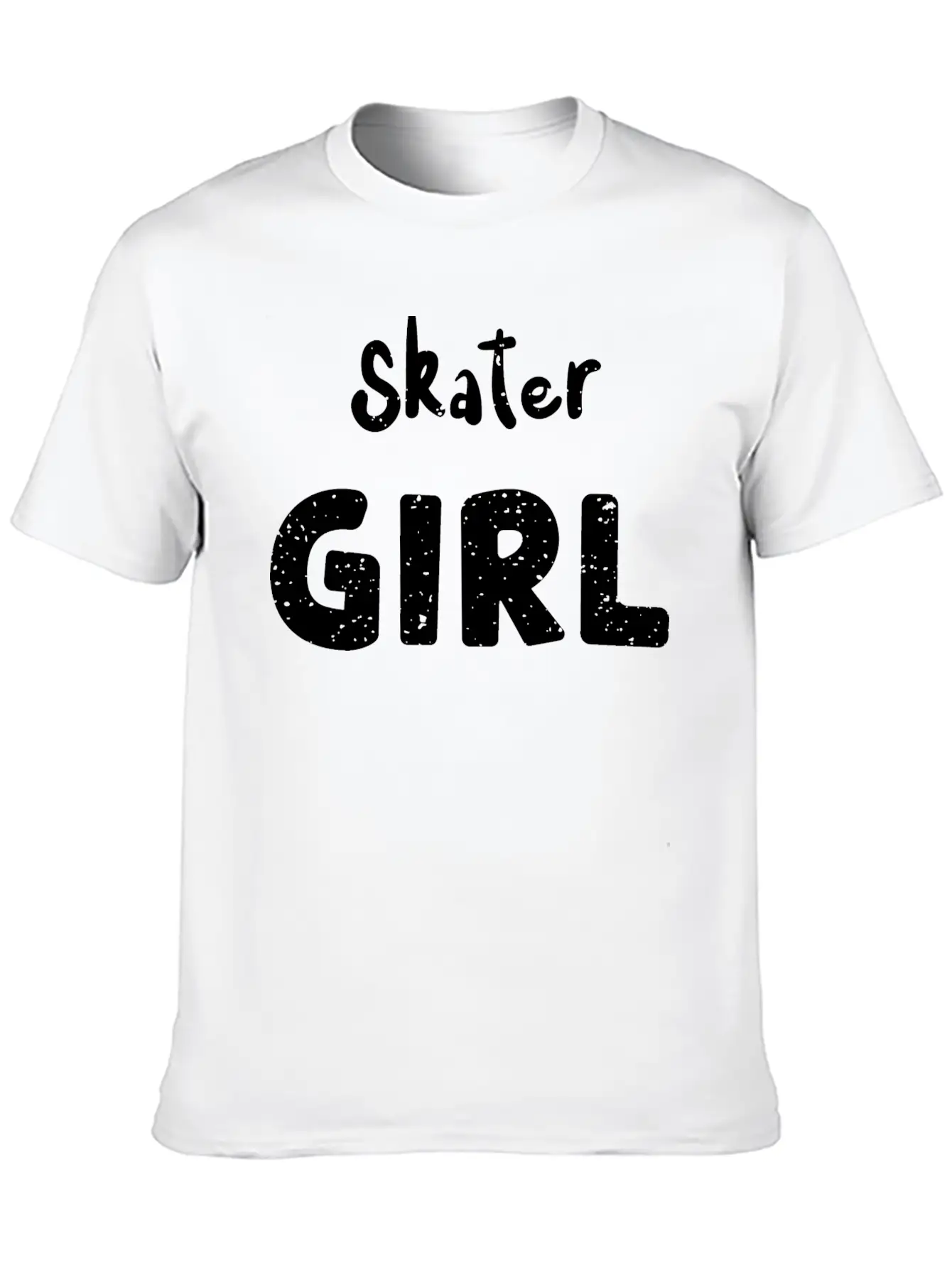 Skater Girl - Skating Essential Cotton Tee For Daily Outfits – Unisex Style