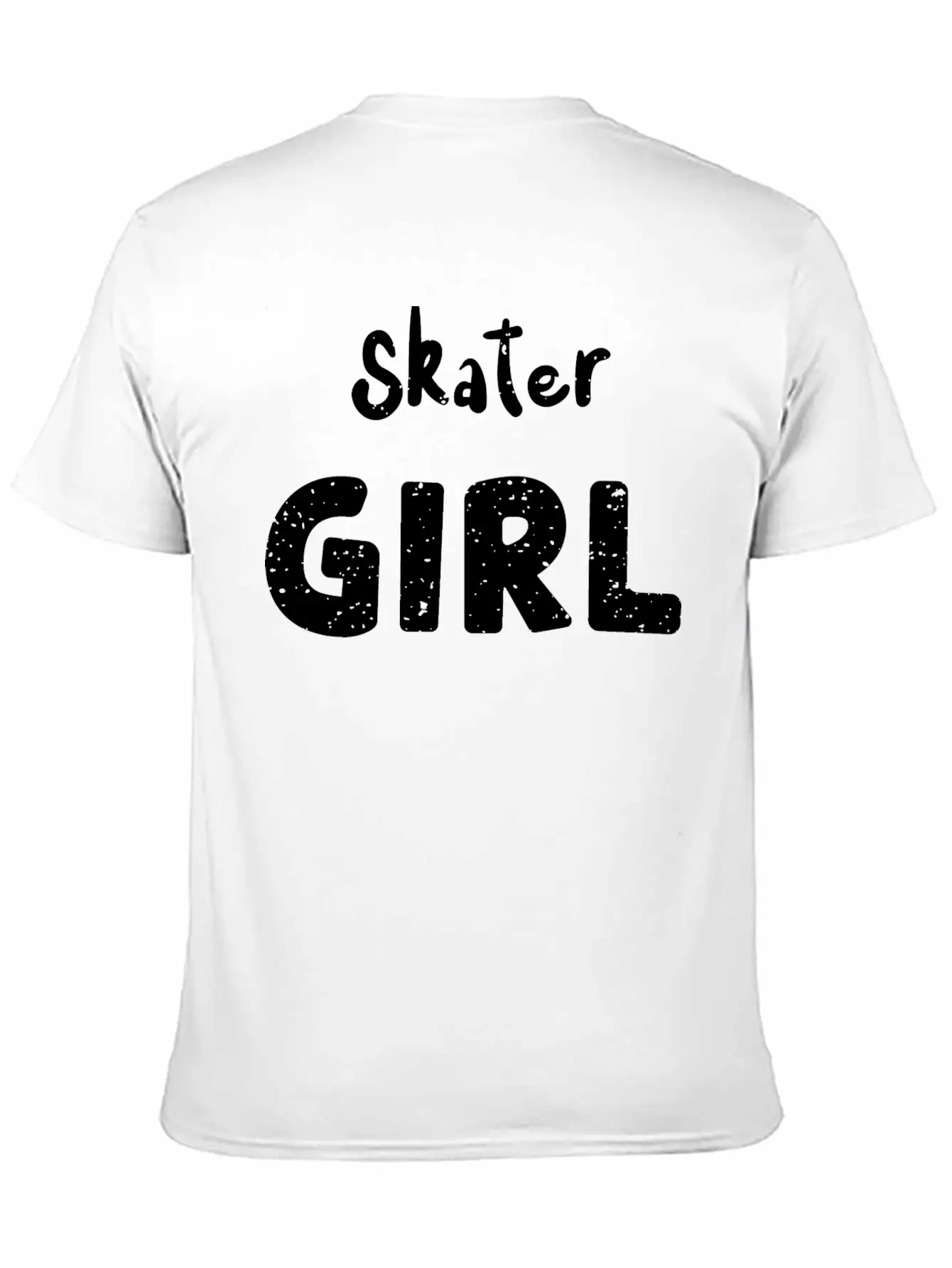 Skater Girl - Skating Essential Cotton Tee For Daily Outfits – Unisex Style