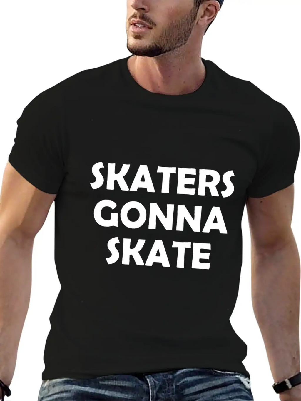 Skaters Gonna Skate Relaxed Everyday Tee – Lightweight And Durable Cotton
