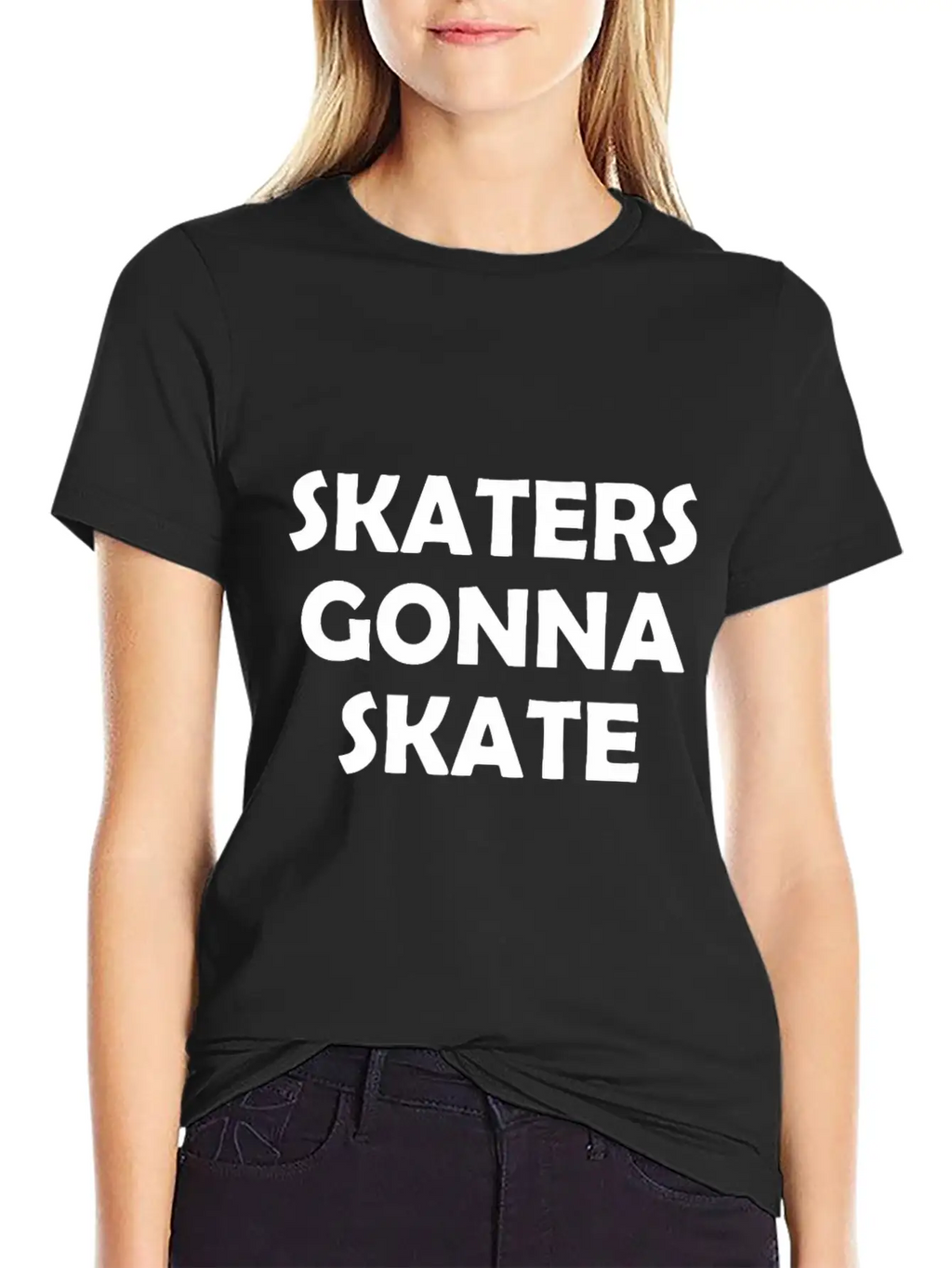 Skaters Gonna Skate Relaxed Everyday Tee – Lightweight And Durable Cotton