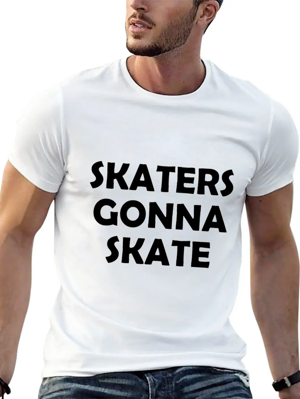 Skaters Gonna Skate Relaxed Everyday Tee – Lightweight And Durable Cotton