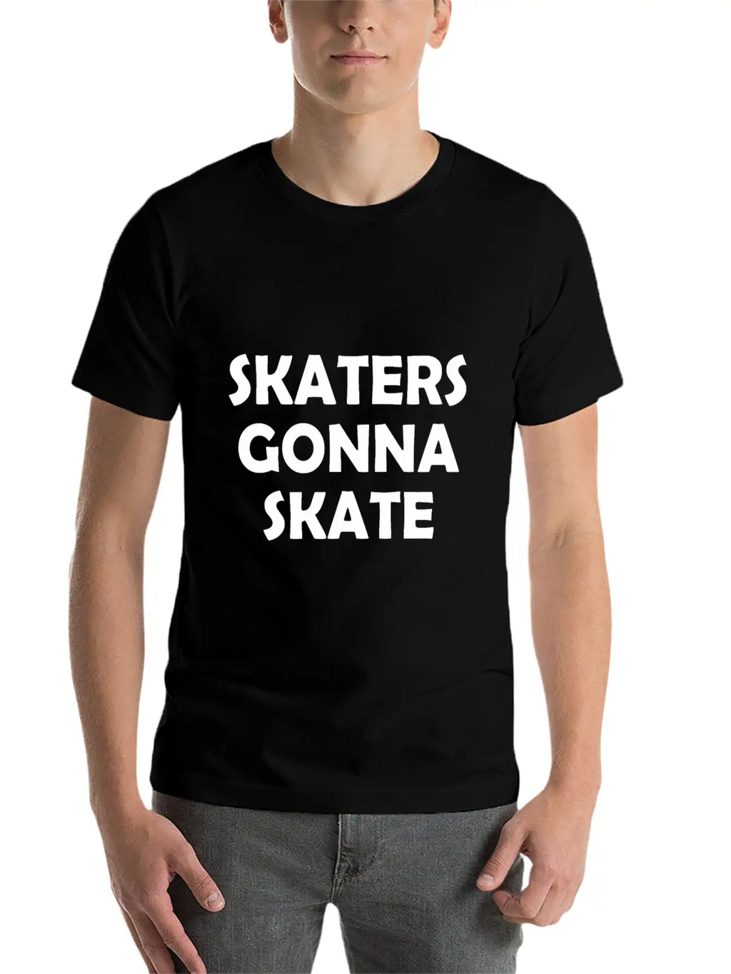 Skaters Gonna Skate Relaxed Everyday Tee – Lightweight And Durable Cotton
