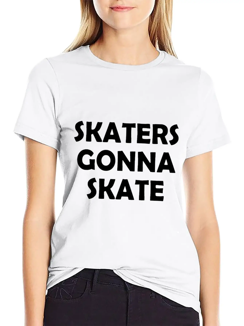 Skaters Gonna Skate Relaxed Everyday Tee – Lightweight And Durable Cotton