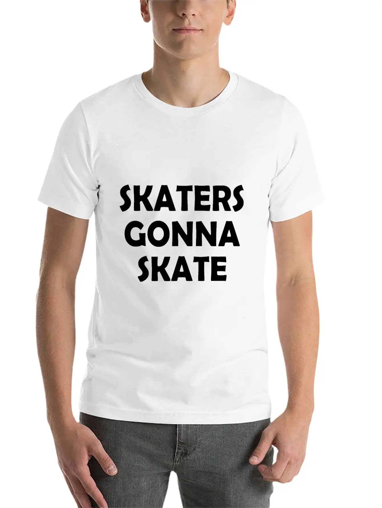 Skaters Gonna Skate Relaxed Everyday Tee – Lightweight And Durable Cotton