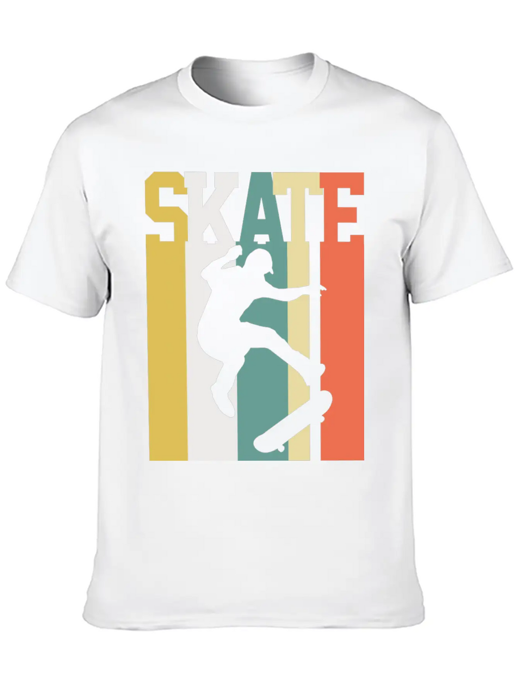 Skating Skater Skate Vintage Unisex Casual T-Shirt – Clean Design For Daily Comfort