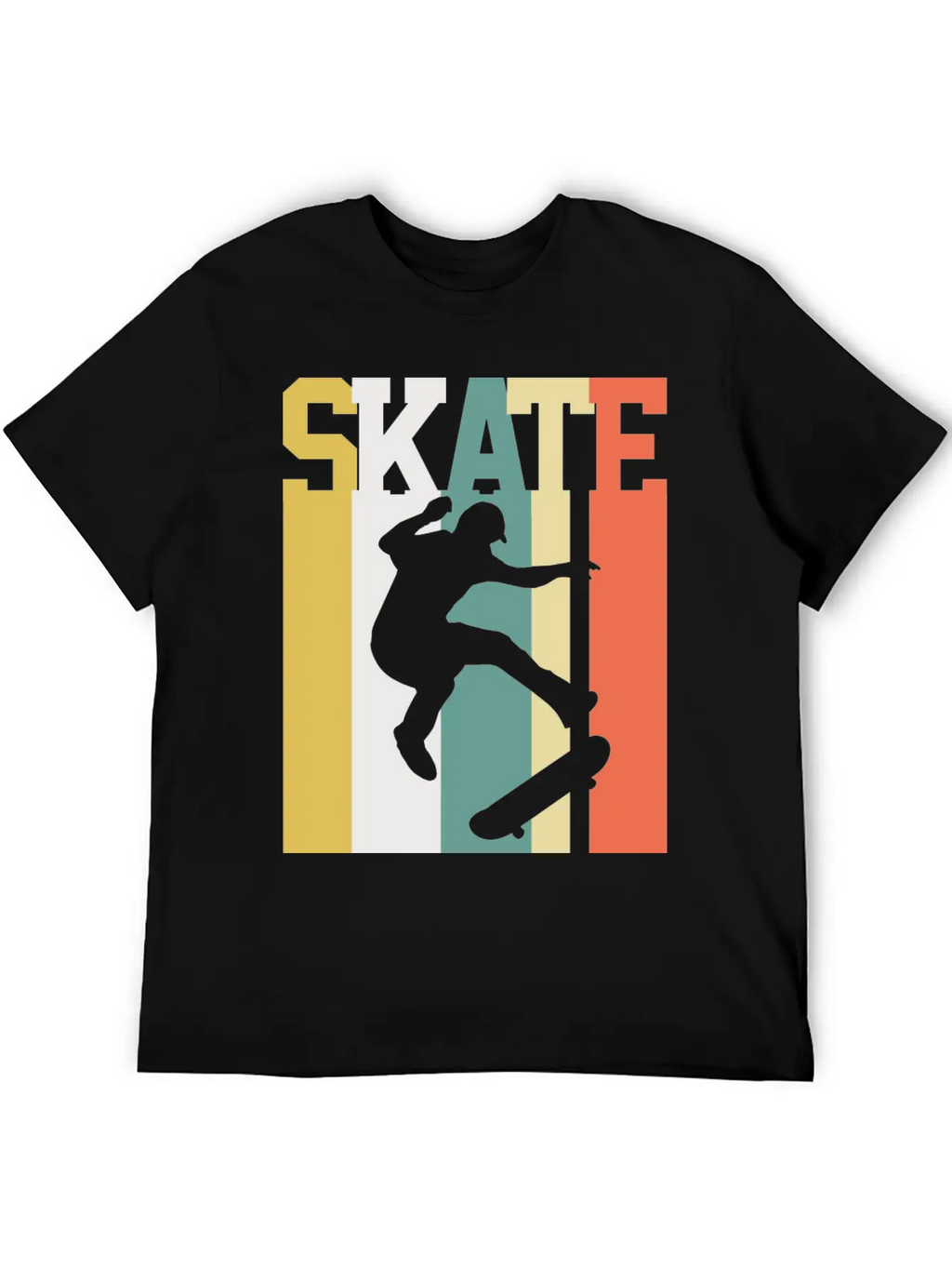 Skating Skater Skate Vintage Unisex Casual T-Shirt – Clean Design For Daily Comfort