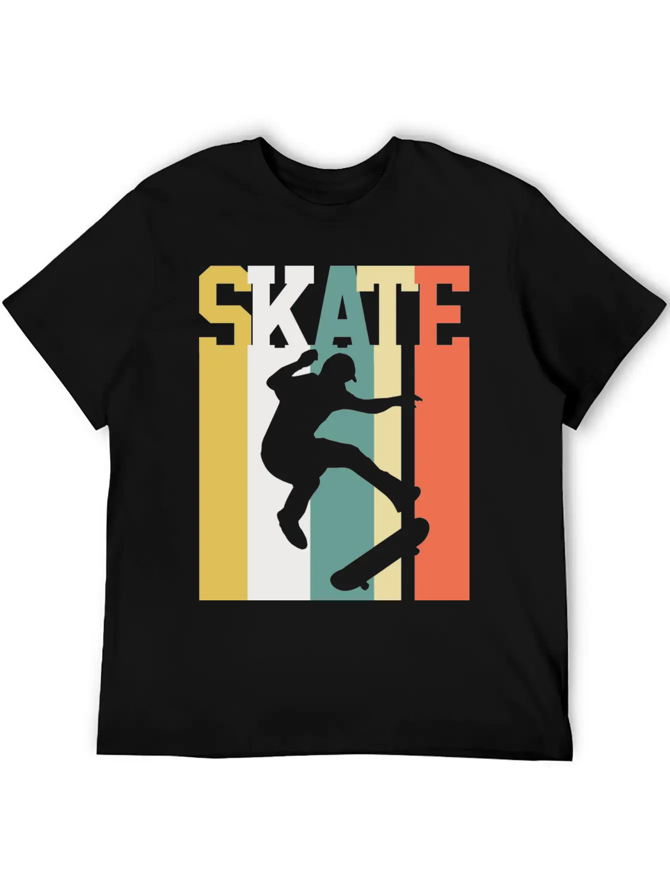 Skating Skater Skate Vintage Unisex Casual T-Shirt – Clean Design For Daily Comfort