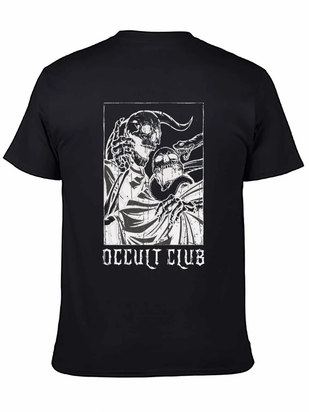 Skeleton Bones Tarot Card Occult Club Gothic Classic Cotton Tee – Unisex Comfort For Any Season