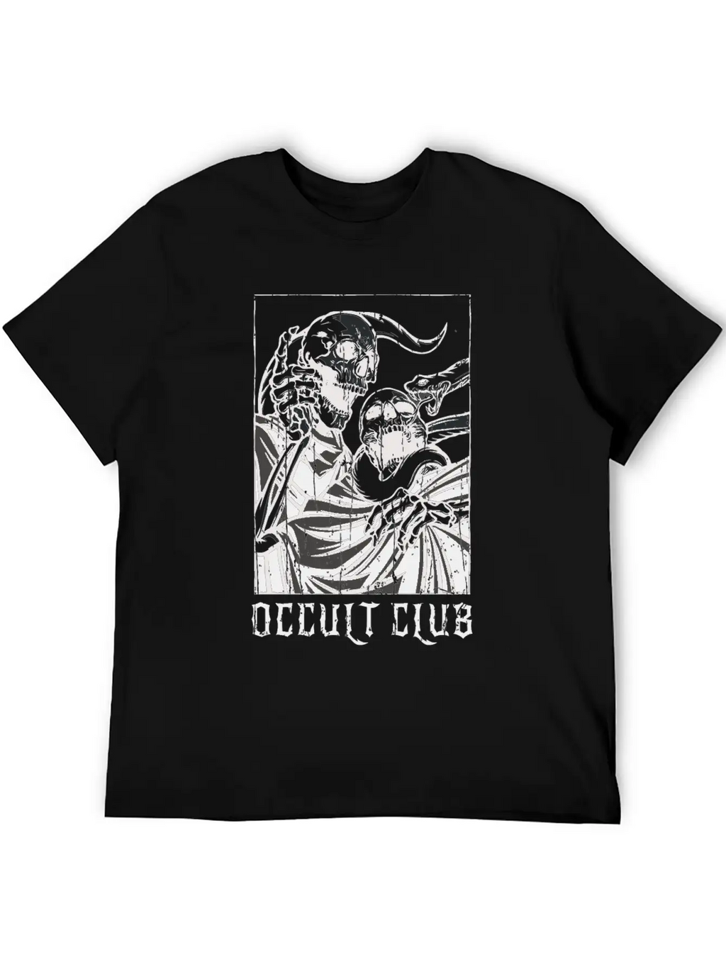 Skeleton Bones Tarot Card Occult Club Gothic Classic Cotton Tee – Unisex Comfort For Any Season