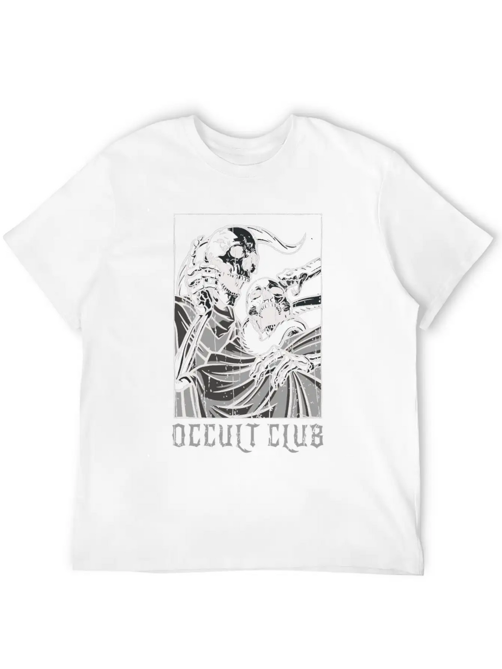 Skeleton Bones Tarot Card Occult Club Gothic Classic Cotton Tee – Unisex Comfort For Any Season