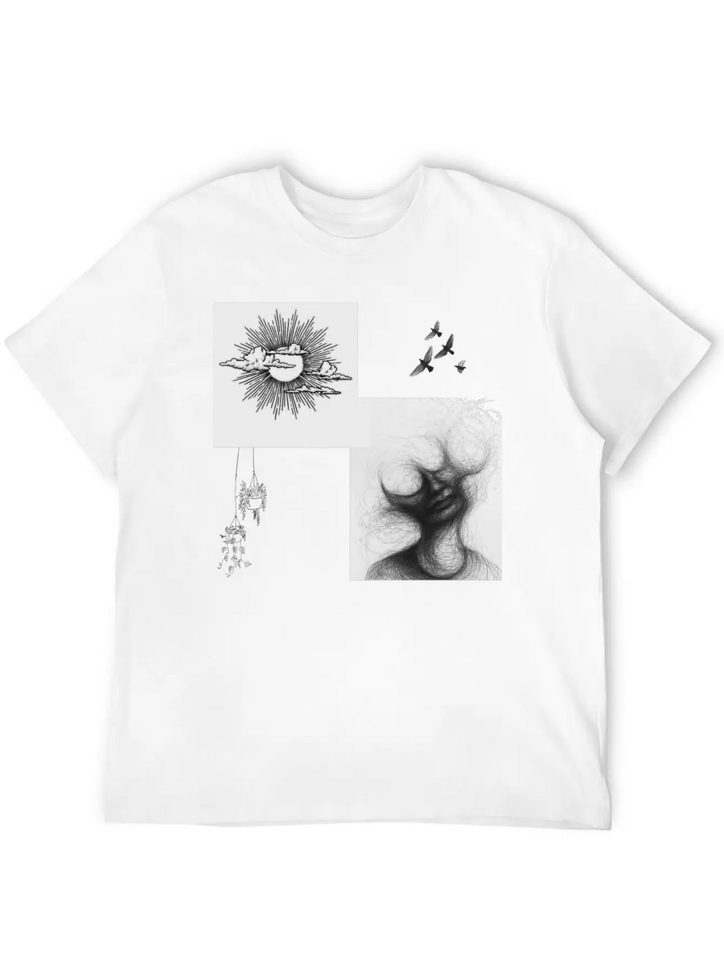Skeleton Out Modern Fit Casual T-Shirt – Clean And Versatile Design