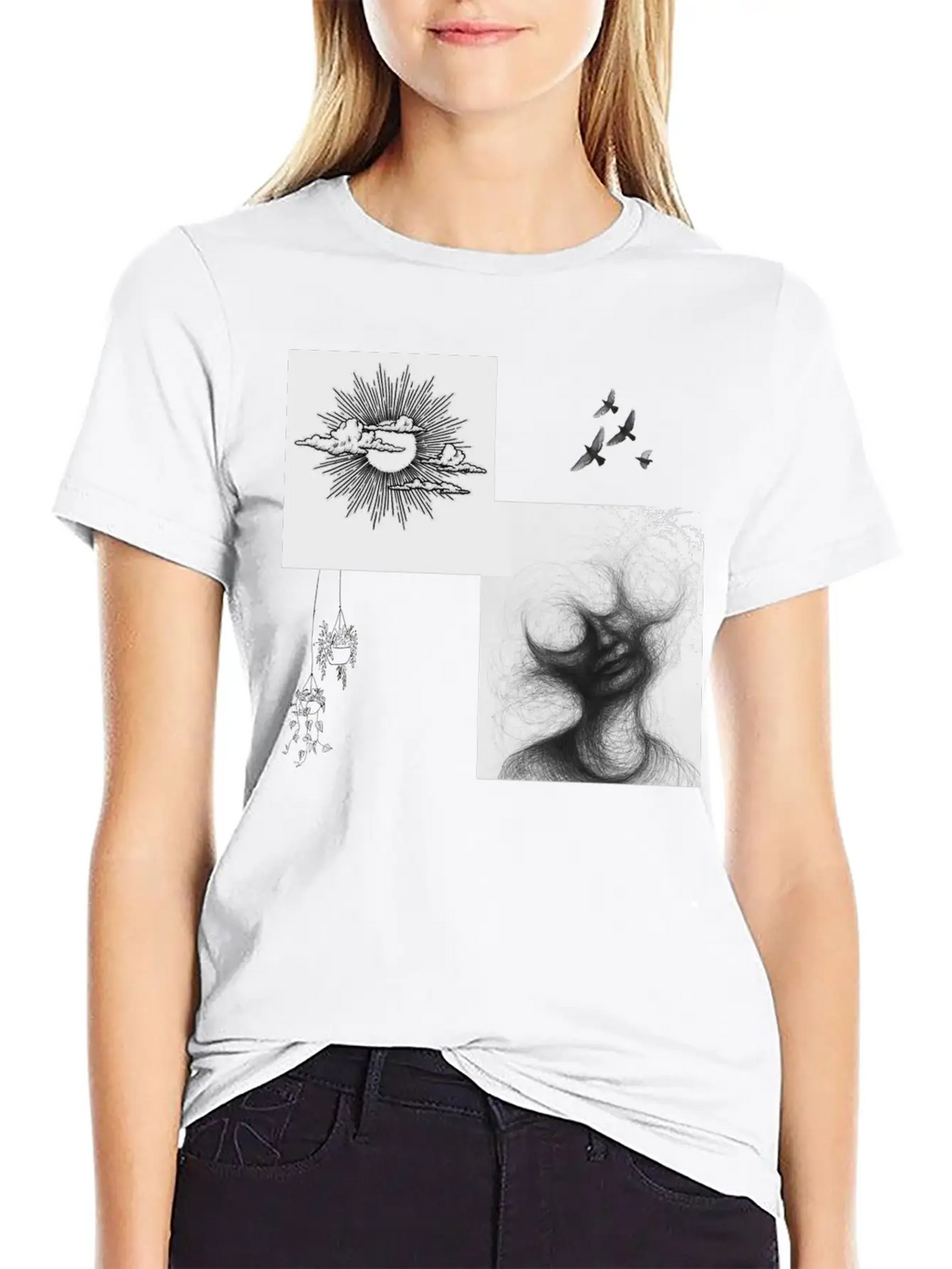Skeleton Out Modern Fit Casual T-Shirt – Clean And Versatile Design