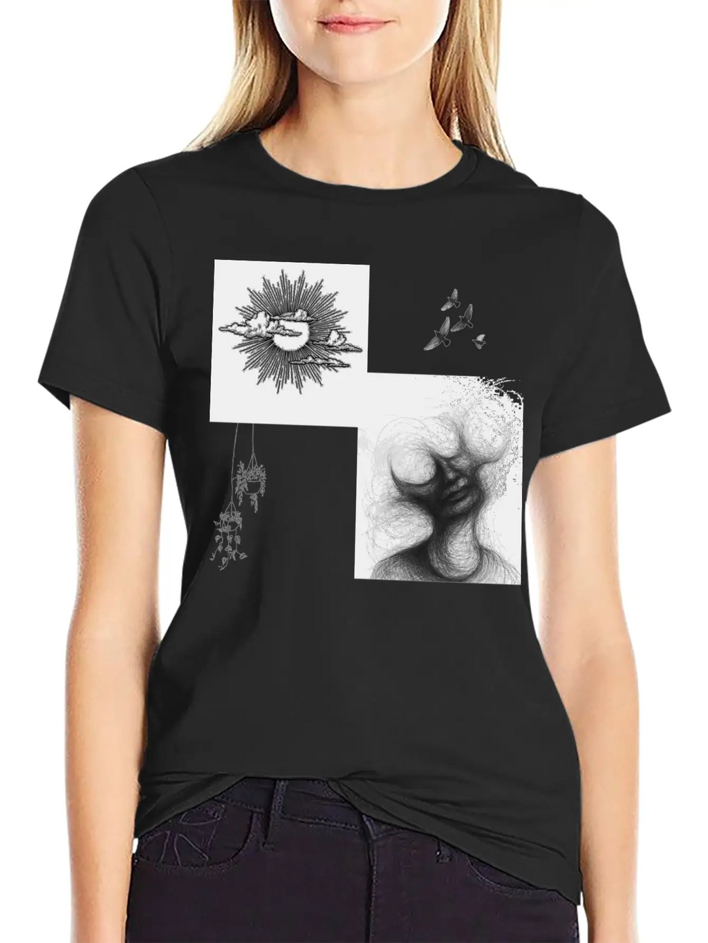 Skeleton Out Modern Fit Casual T-Shirt – Clean And Versatile Design