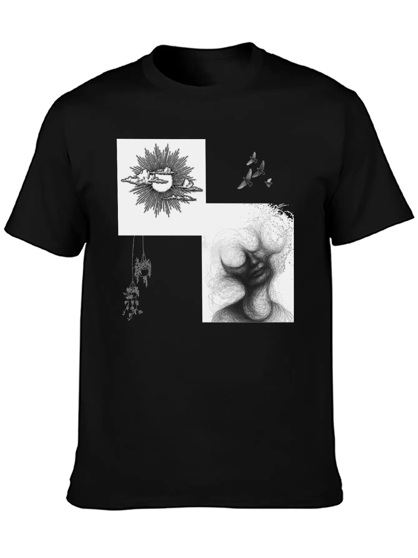 Skeleton Out Modern Fit Casual T-Shirt – Clean And Versatile Design