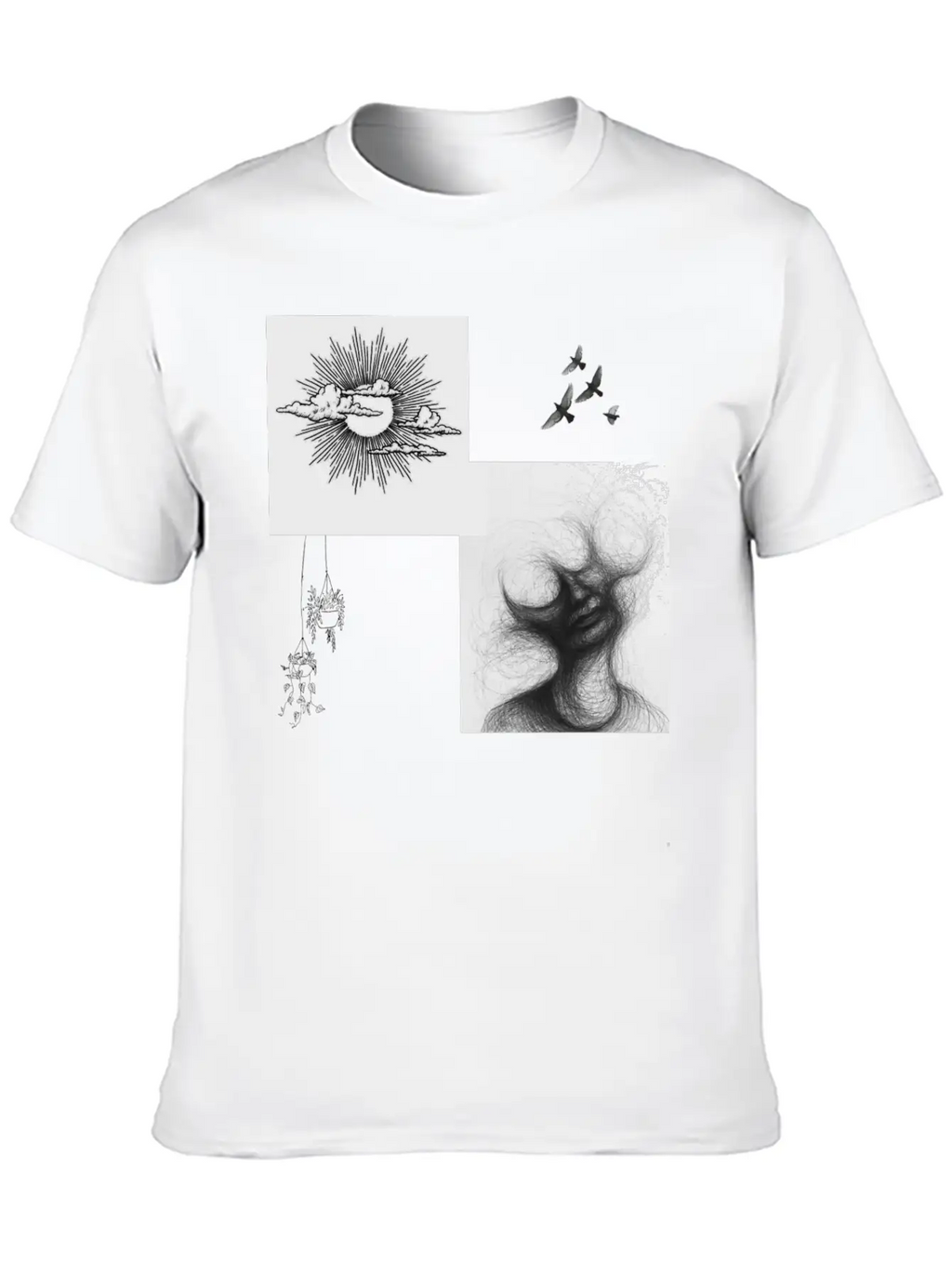 Skeleton Out Modern Fit Casual T-Shirt – Clean And Versatile Design