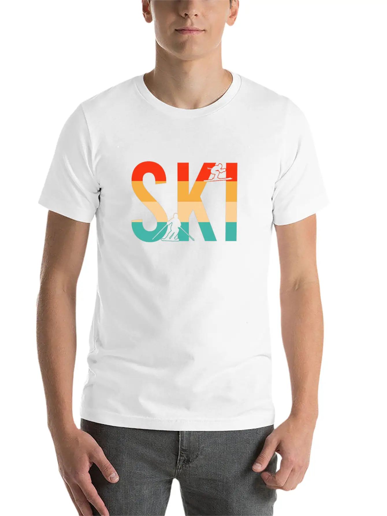 Ski Retro Relaxed Everyday Tee – Lightweight And Durable Cotton