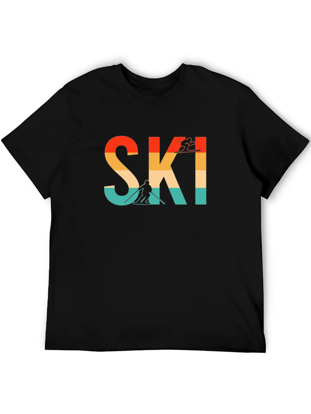 Ski Retro Relaxed Everyday Tee – Lightweight And Durable Cotton