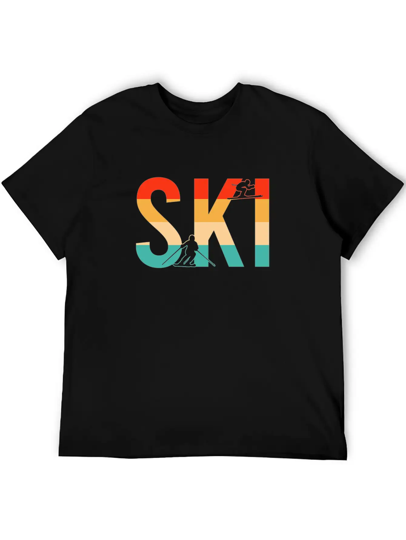 Ski Retro Relaxed Everyday Tee – Lightweight And Durable Cotton