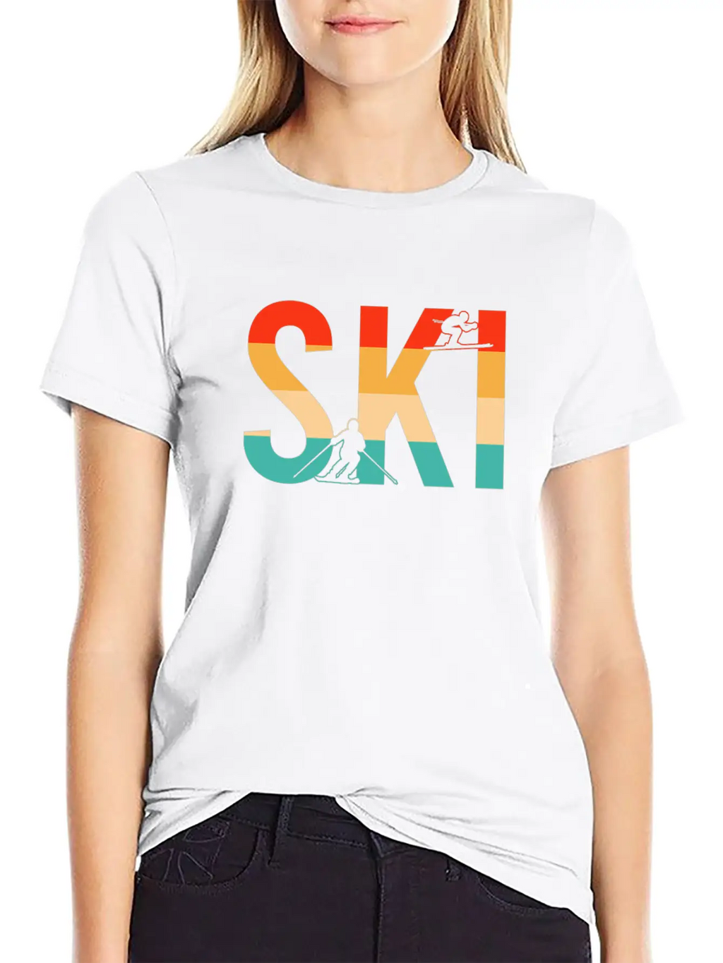 Ski Retro Relaxed Everyday Tee – Lightweight And Durable Cotton